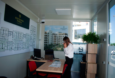 Oficiu, Durlești – Construcție modulară Steelbox, 18 m²